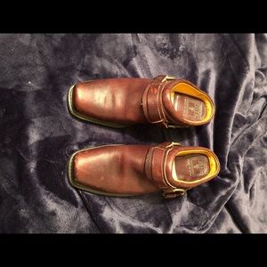 Women Frye Mules Burgundy Size 9